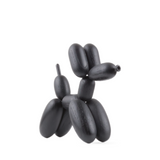 BOYHOOD Ballon d'Og Small Black Edition balloon dog in black-stained oak, three-quarter view