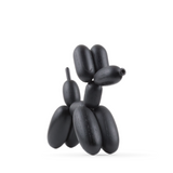 BOYHOOD Ballon d'Og Small Black Edition balloon dog in black-stained oak, front three-quarter view