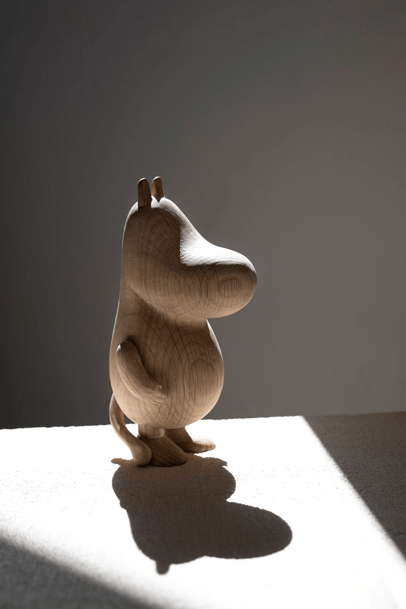 Moomintroll Pattern Moomintroll in solid oak wood – Boyhood Denmark™