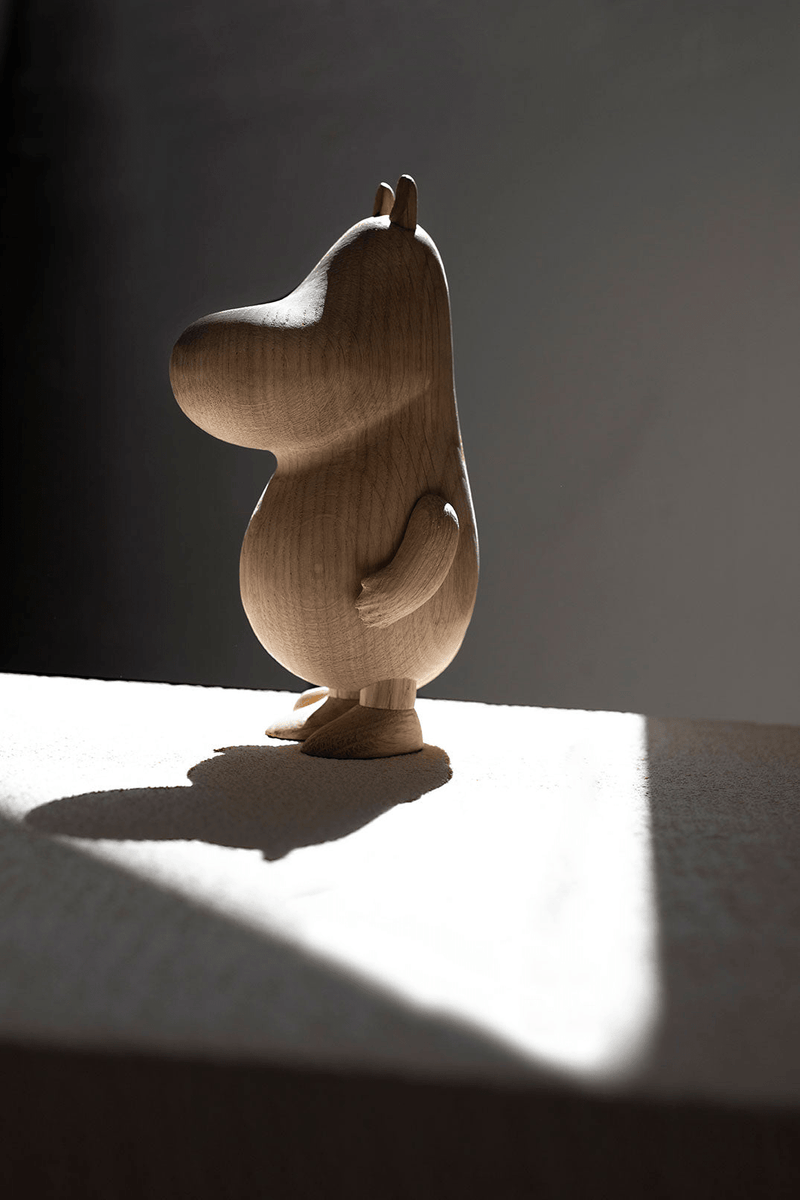 Moomintroll Pattern Moomintroll in solid oak wood – Boyhood Denmark™