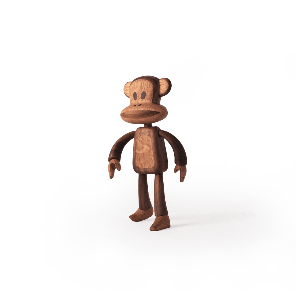 boyhood ポールフランク 木製フィギュア大 Paul Frank x Julius Walnut Oak Small – Boyhood Denmark™