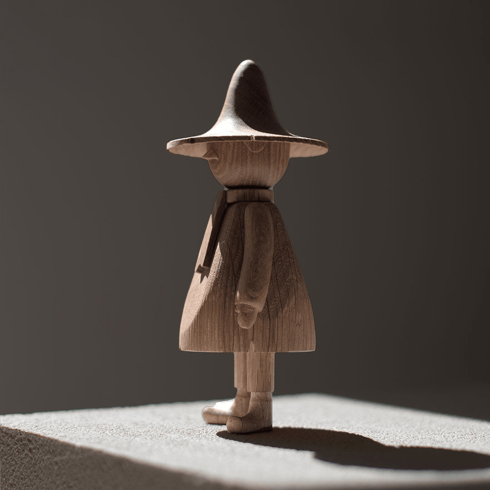 Snufkin Solid Oak Wooden Figurine – Boyhood Denmark™